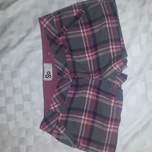 Plaid shorts super comfy
